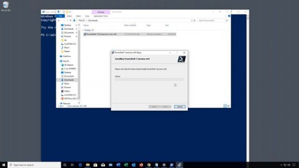 Install PowerShell Core and Cross Platform for Azure PowerShell