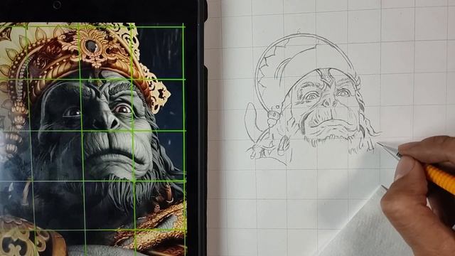 How To Draw Hanuman ji ? Step By Step Outline Tutorial ? | its art adda #hanuman #drawing смотреть онлайн