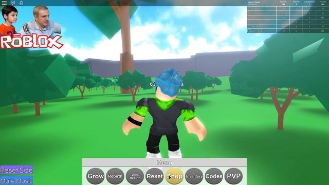Роблокс СИМУЛЯТОР РАЗМЕРА или КАК СТАТЬ ГИГАНТОМ | roblox по русски. Size Simulator. смотреть онлайн