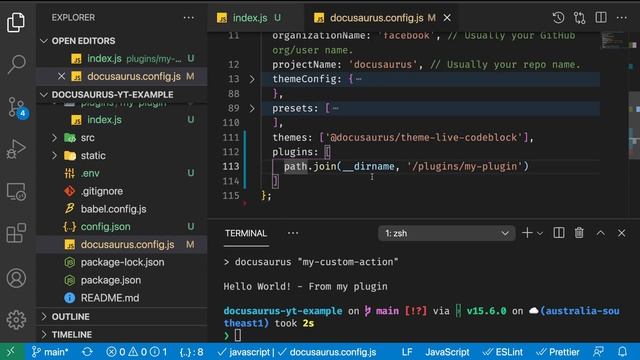 Docusaurus 2 Plugin Development for beginners смотреть онлайн