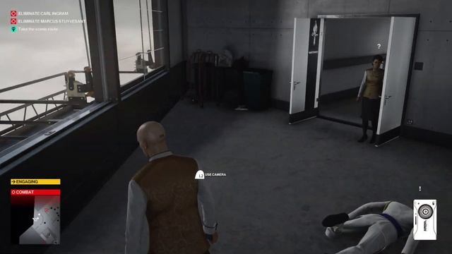 Hitman 3 - How the Mighty Fall: Locate and Take The Scenic Route: Use Camera To Open Window PS5 202 смотреть онлайн