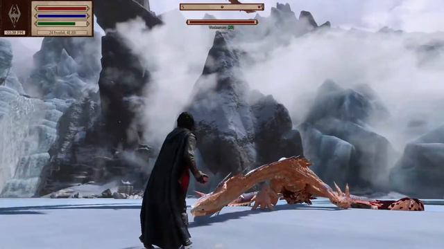 Modded TES: Skyrim Special Edition | Forgotten Vale Twin Dragon Battle (Dawnguard Spoilers) смотреть онлайн