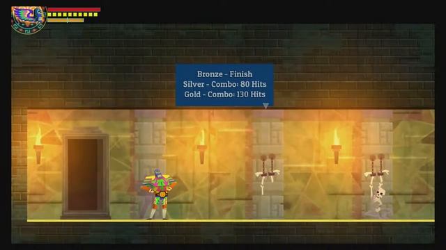 Guacamelee! Super Turbo Championship Edition - All 17 Inferno Challenges Gold Medals смотреть онлайн