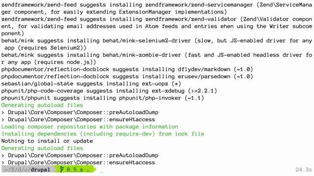 Drupal 8 User Guide: 3.5. Using Composer and Git to Download Files смотреть онлайн