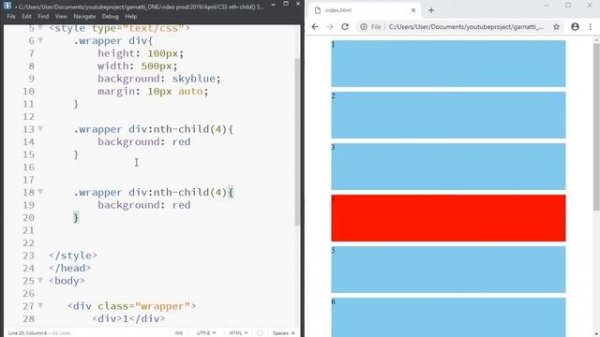 nth child CSS Tricks (Quick Tutorial)