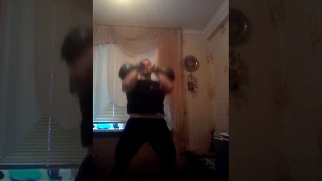 Тренировки дома. Д/Ц. Гири 24кг×10минут. смотреть онлайн