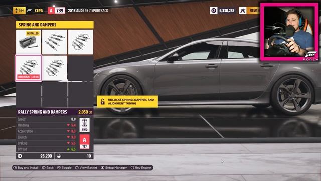 FORZA HORIZON 5 - Audi RS7 Sportback 2013 "MOJ AUTO IZ SNOVA!" *drift* смотреть онлайн