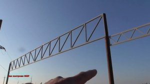 Навес под который может заехать фура. Ферма 18 м ширина навеса 10 м