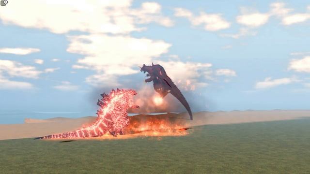 Destoroyah Vs Thermo Godzilla - Roblox Kaiju Universe смотреть онлайн