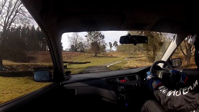 Evo 7 RS2 Loton Park 13/4/13, First ever run.And how not to take museum corner. смотреть онлайн