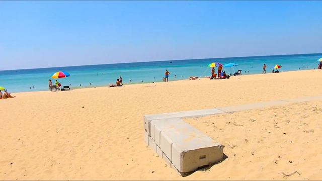 Пляж Карон Пхукет - самая прозрачная вода смотреть онлайн