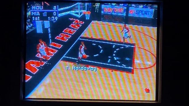 NBA Live 98 Gameplay-Houston Rockets vs. Miami Heat смотреть онлайн