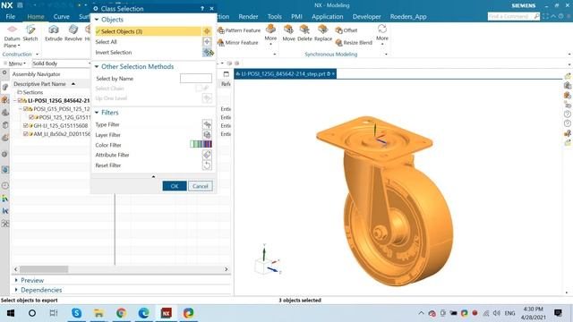 [Hướng Dẫn NX] 1. Chuyển Đổi Assembly Thành Một Part File - Export Assembly To Single Part in NX смотреть онлайн