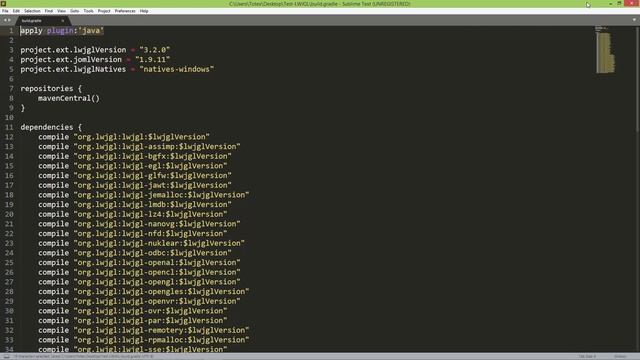 install LWJGL under Eclipse Photon using Gradle смотреть онлайн