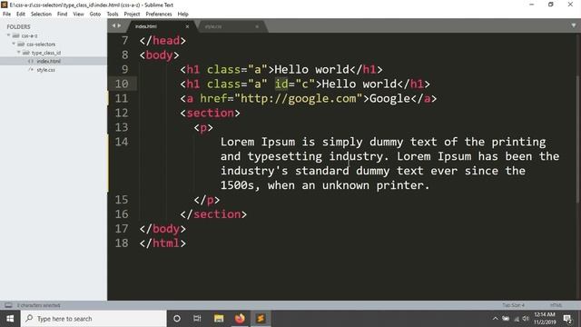 HTML & CSS Bangla Tutorial (PART-16) (CSS selectors : Introduction) смотреть онлайн