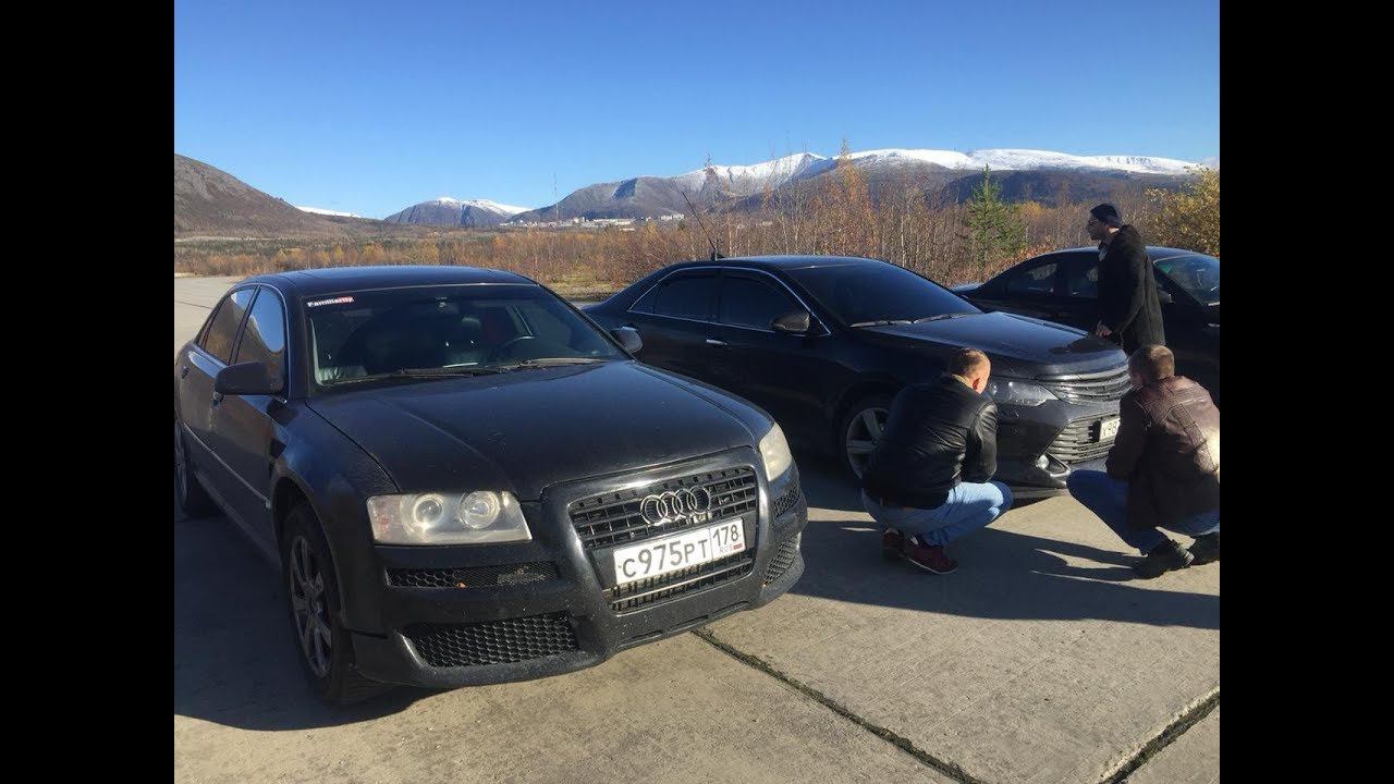 Camry 3.5 VS Audi A8 4.2. Шел 2018 год. смотреть онлайн