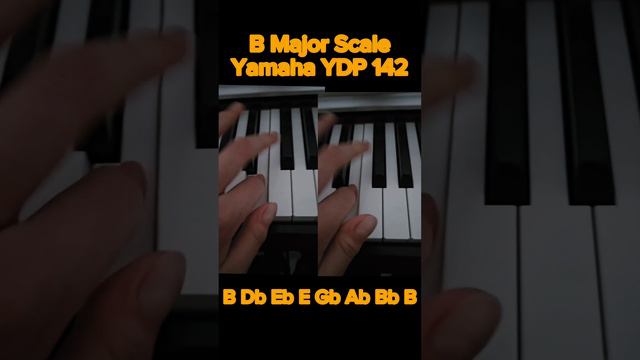 B Major Scale Yamaha YDP 142 Piano #bmajorscale #piano смотреть онлайн