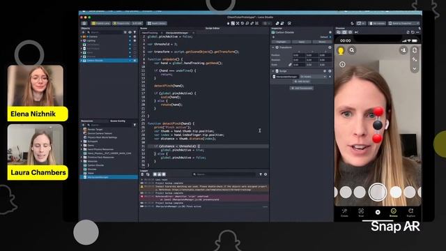 Interacting with objects in AR using 3D Hand Tracking in Lens Studio смотреть онлайн