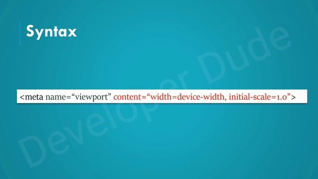 HTML Responsive Viewport || HTML course for beginners to advanced || HTML tutorial -- Developer Dud смотреть онлайн