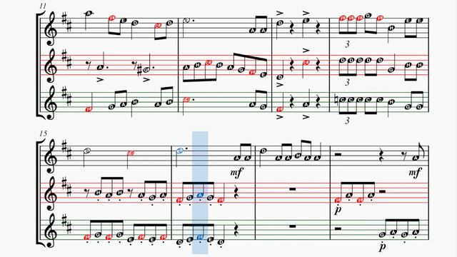 My Grandfather's Clock║CDEFGAH║Leichte Noten║Notenblatt║Trio║Flöte Violine Oboe смотреть онлайн