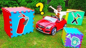 Видео про машинки - Мика устраняет пожар, течь крыши и спасает цветы! Игрушки для мальчиков