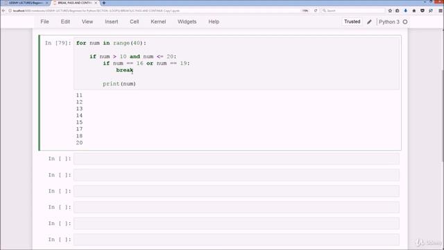 #17 Python tutorial-Python for beginners| Break,Pass and Continue смотреть онлайн