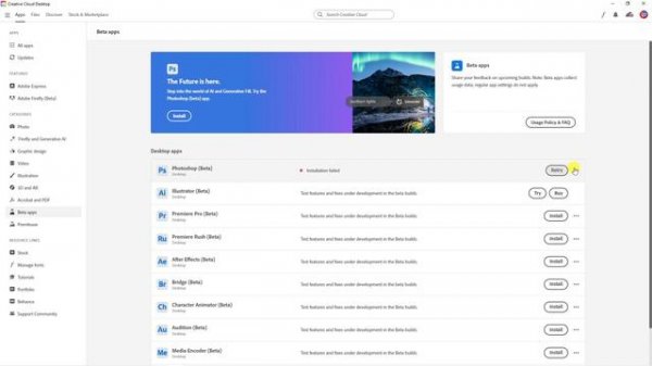 An Error Occurred During Image Generation Error Request Task 400 Bad Request (Photoshop Beta Fix)