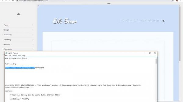 How to add member login / page protection to your website using Sentry Login
