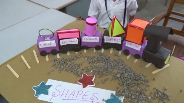 Model on Mathematical 3D Shapes || Maths Project ||