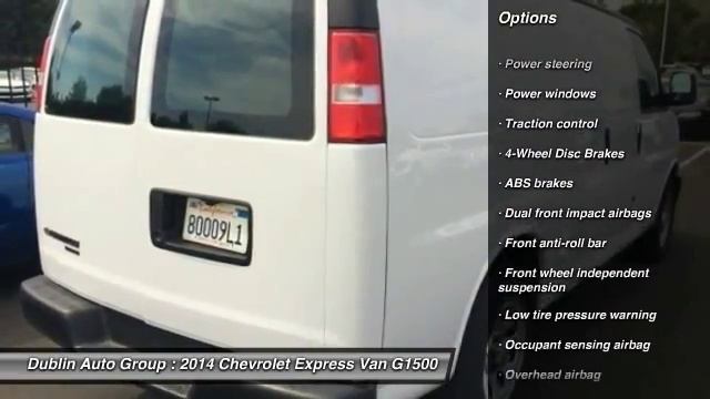 2014 Chevrolet Express Van G1500 for sale in Dublin, CA - Dublin Chevrolet, Cadillac, Buic смотреть онлайн