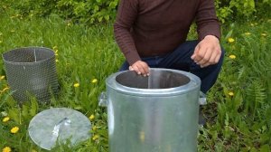 Топим воск воскотопкой.