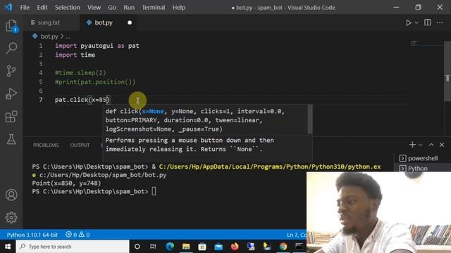 Build an Instagram Spam Bot With Python | PyAtoGui | Python Simplified смотреть онлайн