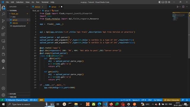 Flask Swagger basic app смотреть онлайн