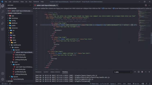 SC003 - Apply active class to menu items based on which page is currently being viewed смотреть онлайн
