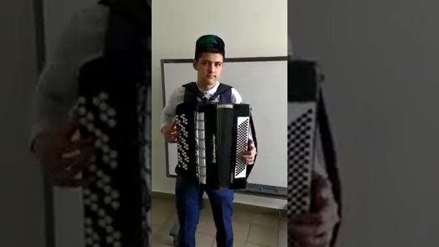 Исполнение народных мелодий(баян). Усманов Ренат. смотреть онлайн