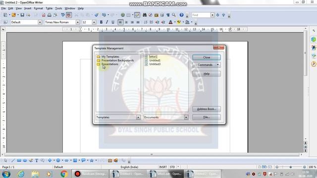 Templates in Open Office_Class X (Part2: Setting Default Template) смотреть онлайн