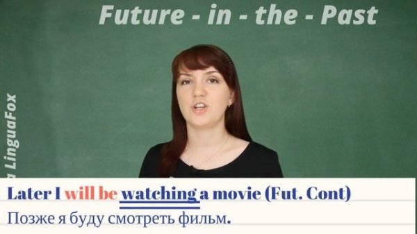 Future-in-the-Past Simple, Continuous, Perfect, Perfect Continuous с Ригиной LinguaFox