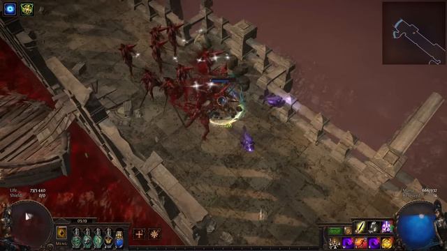 Убер боссы за 5 Divine Orb - Легко? Сборка Hexblast Miner 3.20 Sanctum смотреть онлайн