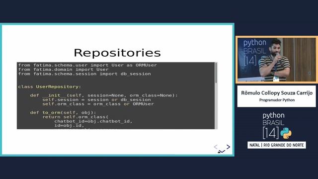 Aplicando Domain Driven Design em aplicações WEB usando Python - Rômulo Collopy [PyBR14] смотреть онлайн