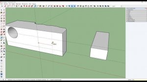 Урок 07  Вырезание отверстий на "кривых" поверхностях в SketchUp
