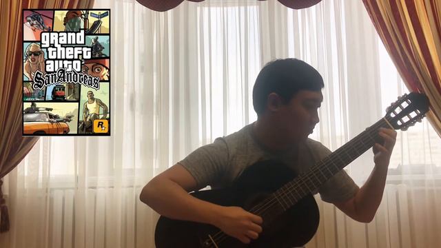 GTA San Andreas Theme | guitar cover | ГТА на гитаре смотреть онлайн