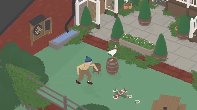 HOW TO BREAK THE DARTBOARD | UNTITLED GOOSE GAME смотреть онлайн