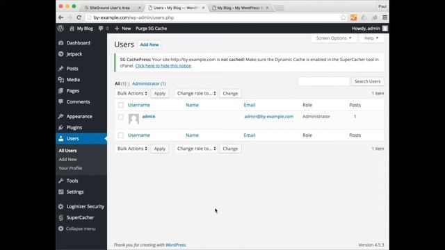 WLM 07 Wordpress Overview and Super Cache смотреть онлайн