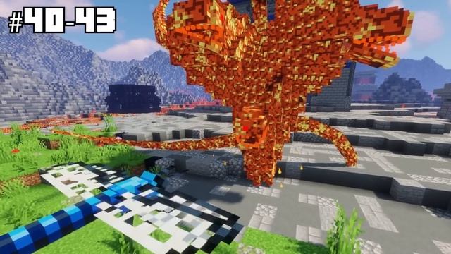 I Survived 100 DAYS as a FIRE WITHERSTORM in HARDCORE Minecraft! смотреть онлайн