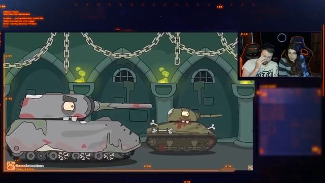 РЕАКЦИЯ на Первый сезон Железных монстров - Мультики про танки смотреть онлайн