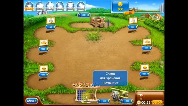 Веселая ферма 2 Свиная 1 FarmFrenzy на золото смотреть онлайн