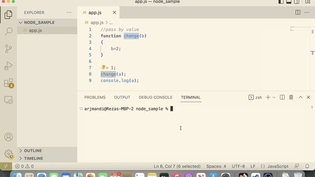 Learn Node.js - Part 14 - By Reference and By Value смотреть онлайн