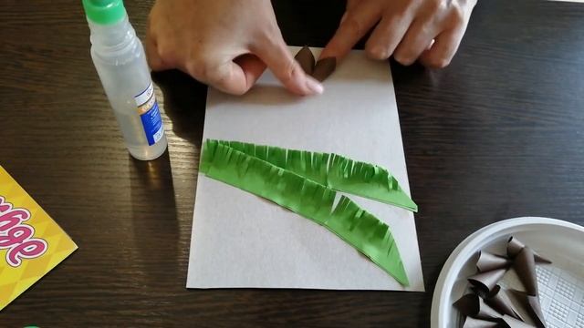 Pinecone From Paper 3d Applique. Объемная аппликация сосновая шишка