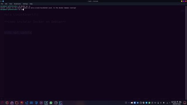 Como instalar Docker en Debian 12 / 11 смотреть онлайн