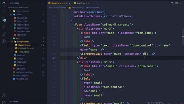 12 lecture errorMessage component - React Formik Yup हिंदी में смотреть онлайн